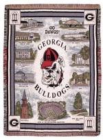 Collegiate - University of Georgia Tapestry Throw