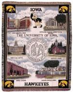 Collegiate - University of Iowa Tapestry Throw