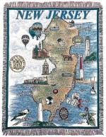 State of New Jersey Tapestry Throw