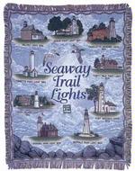 Seaway Trail Lights Tapestry Throw