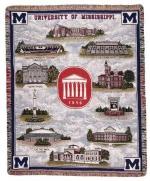 Collegiate - University of Mississippi Tapestry Throw
