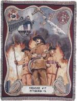 Firefighter Tapestry Throw