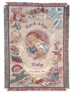 Rock A Bye Baby Tapestry Throw