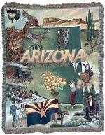 State of Arizona Tapestry Throw