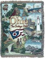 State of Ohio Tapestry Throw