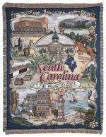 South Carolina State Capital Tapestry Throw
