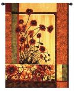 Contemporary Poppy Tapestry Fine Art Wall Hangings