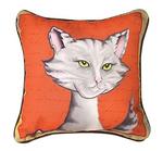 Purrfect Poses Gray Cat, CLIMAWEAVE Pillows