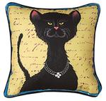 Purrfect Poses Black Cat, CLIMAWEAVE Pillows