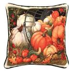 NEW Pumpkin Garden Tapestry Pillow
