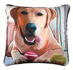 Paws Tennis Anyone Yellow Lab, CLIMAWEAVE Pillows