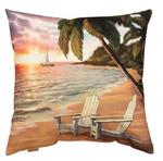  Beach Scene Sailboat, CLIMAWEAVE Pillows