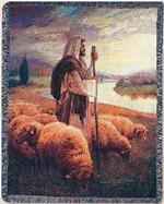 Good Shepherd Tapestry Throw