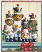 Soldier Bears Tapestry Throw