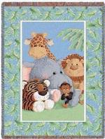 Stuffed Safari Tapestry Throw