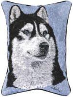 SALE Pedigree Husky Tapestry Throw Pillow