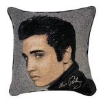 Elvis Portrait of the King Tapestry Pillow