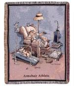 Armchair Athlete Tapestry Throw