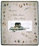House By The Sea Tapestry Throw