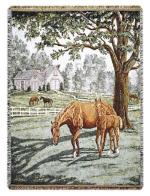 Lazy Meadow Tapestry Throw
