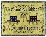 Good Neighbor Tapestry Throw
