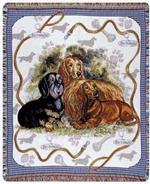 Pedigree Dachshund Tapestry Throw