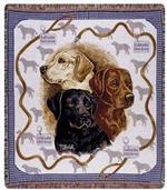 Pedigree Labrador Retriever Tapestry Throw