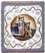 Pedigree Yorkshire Terrier Tapestry Throw