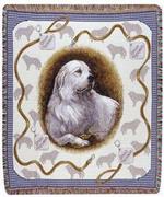 Pedigree Great Pyrenees Tapestry Throw