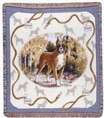 Pedigree Boxer Tapestry Throw