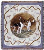 Pedigree Beagle Dog Tapestry Throw