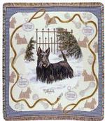 Pedigree Scottish Terrier Tapestry Throw