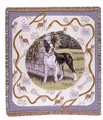 Pedigree Boston Terrier Tapestry Throw