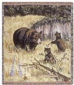 Berry Pickers Tapestry Throw