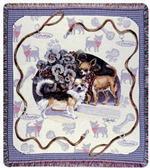 Pedigree Chihuahua Tapestry Throw