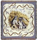 Pedigree Schnauzer Tapestry Throw