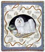 Pedigree Maltese Tapestry Throw