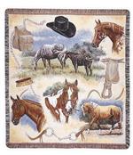 Western Flavor Tapestry Throw
