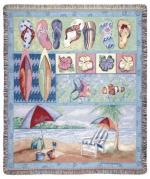 Tropical Fun Tapestry Throw