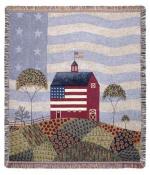 American Farm Tapestry Throw