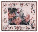 Hummingbird Garden Tapestry Throw