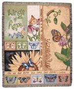 Wings of Hope Tapestry Throw