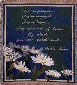 NEW Joy Is Tapestry Throw