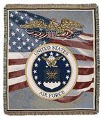  NEW United States Air Force Tapestry Throw
