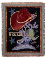 Western Style Tapestry Throw