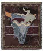Spirit of the Old West Tapestry Throw
