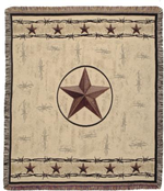 NEW Texas Star Tapestry Throw