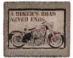 NEW A Biker's Road Tapestry Throws