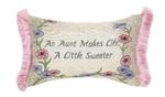  IN SOTCK Aunt Makes Life... Tapestry Word Pillow