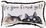 Are you fixed yet? Pillow Talk Tapestry Pillow